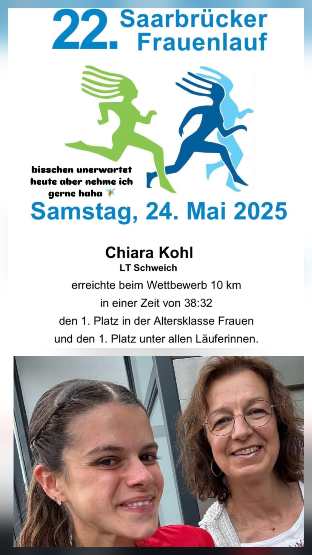Chiara Kohl Frauenlauf Saarbruecken Würzburg, Osburg, Brühl, Saarbrücken und Kraichgau Triathlon