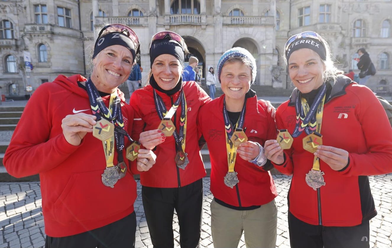DM Frauenteamjpg Veldenzer Frühlingslauf, DM Marathon Hannover, Bonn HM, Freiburg HM, Berlin HM