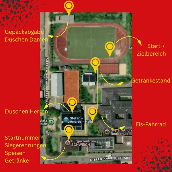 Lageplan Faehrturmlauf 2026 Infos zum Schweicher Fährturmlauf