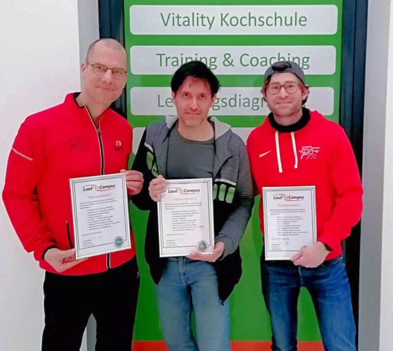 Neu ausgebildete Trainer im LT Schweich