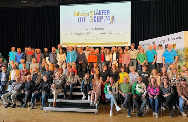 30. und letzte Siegerehrung des Bitburger Läufercups